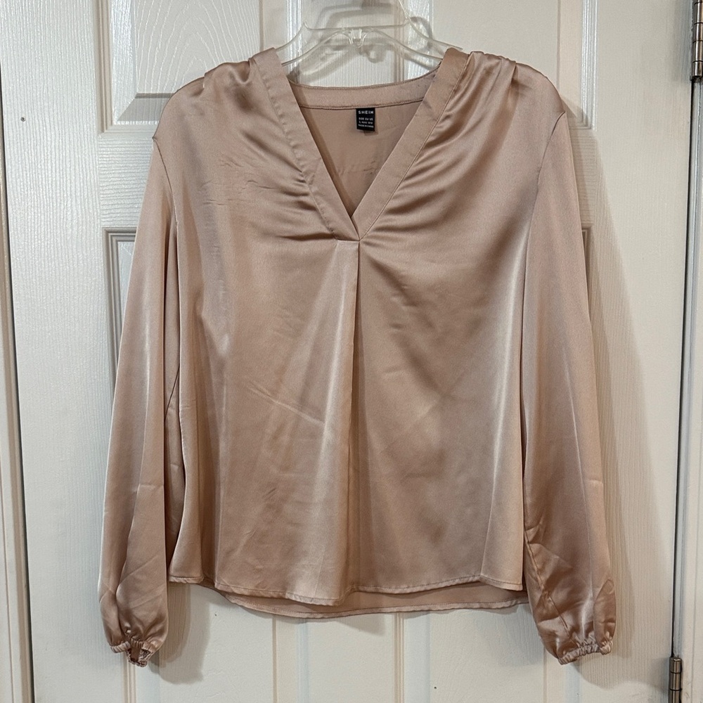 SHEIN Women's Blouse in Soft Cream